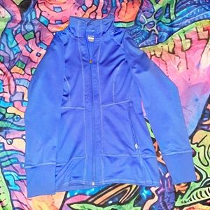 Hind Running Jacket; Size Small, Fits a Medium. Purple, Spandex Material